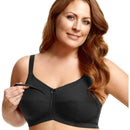 Elila Cotton Cup Wire-Free Nursing Bra - Black