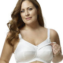 Elila Cotton Cup Wire-Free Nursing Bra - White