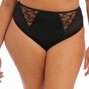 Elomi Namrah High Leg Brief - Black