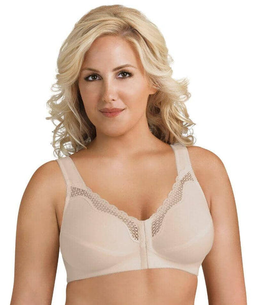 Exquisite Form FULLY® Front Close Wirefree Posture Bra with Lace - Style  5100565 