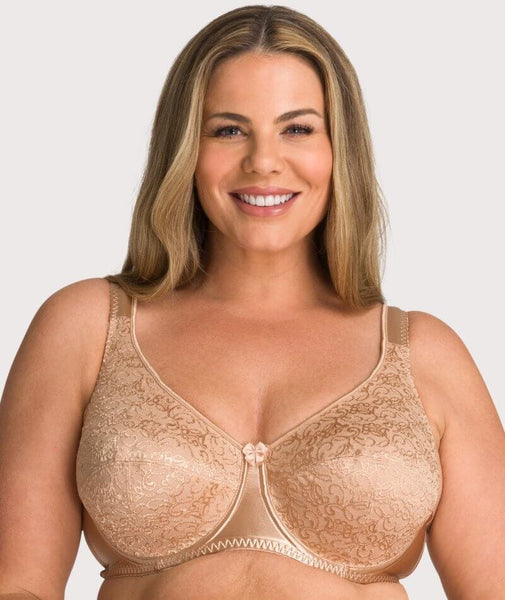 Bras N Things Revolve Removable Wire Full Cup Plunge Bra - Ivory