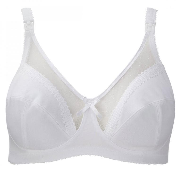 Royce Charlotte Nursing Non-Underwired Bra - White – Big Girls Don't ...