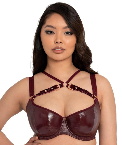 Scantilly Centrepiece Half Cup Bra - Black