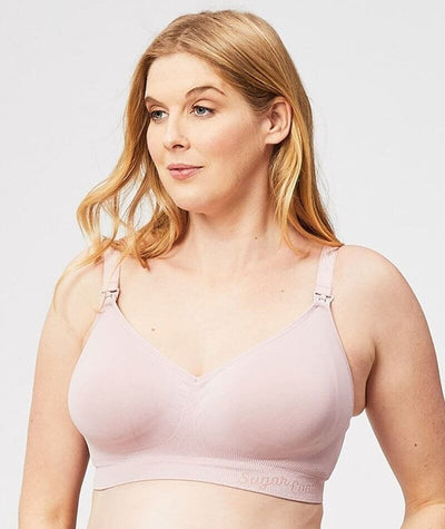 Sugar Candy Fuller Bust Seamless F-Hh Cup Wire-Free Lounge Bra - Nude