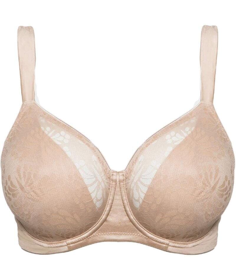 Triumph Lacy Minimizer Bra - New Beige – Big Girls Don't Cry (Anymore)